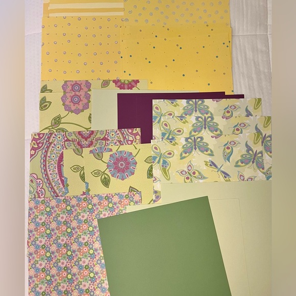 Scrapbooking, mixed media, art bundle of speciality papers & card stock. - Picture 6 of 6